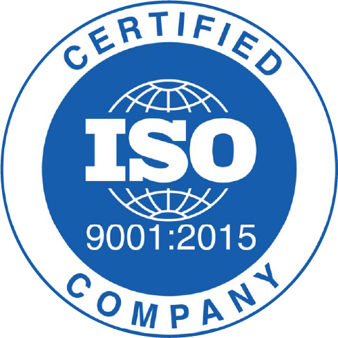 Certified ISO company logo